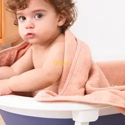 Toalla de baño con capucha para bebé – secado rápido y suave