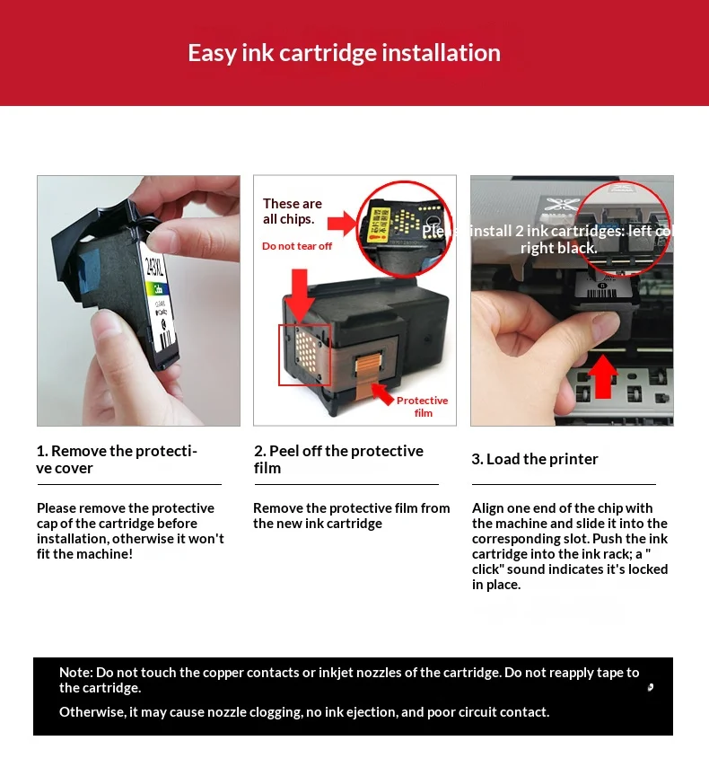 Cartuchos de tinta compatibles Canon negro y color para impresora - imagen 4