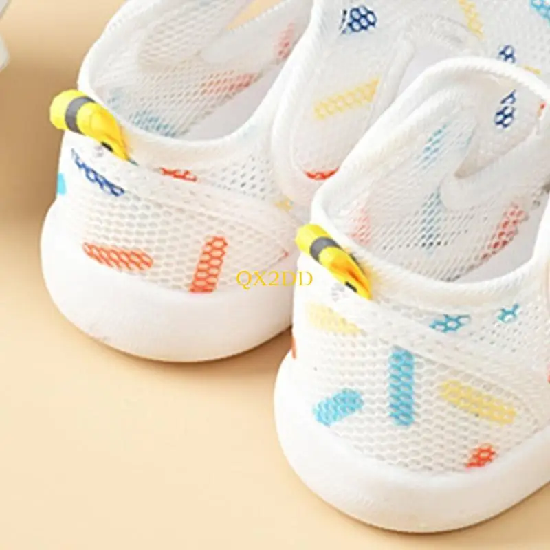 QX2D Zapatos de malla para primeros pasos con suela blanda flexible - imagen 3