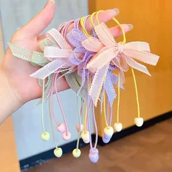 Diadema elástica con lazo para niñas – Accesorios de pelo kawaii