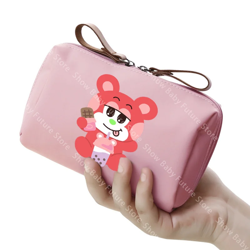 Bolsa de maquillaje RIIZE K-pop Wave con cierre portátil - imagen 4