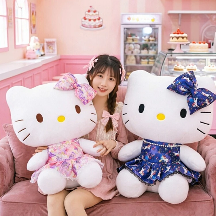 Peluche de Hello Kitty Sanrio grande tierno para regalo infantil - imagen 4