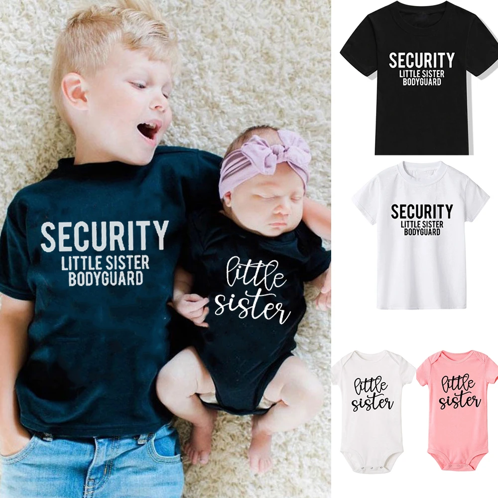 Big Brother: Camiseta y pelele a juego para hermanos
