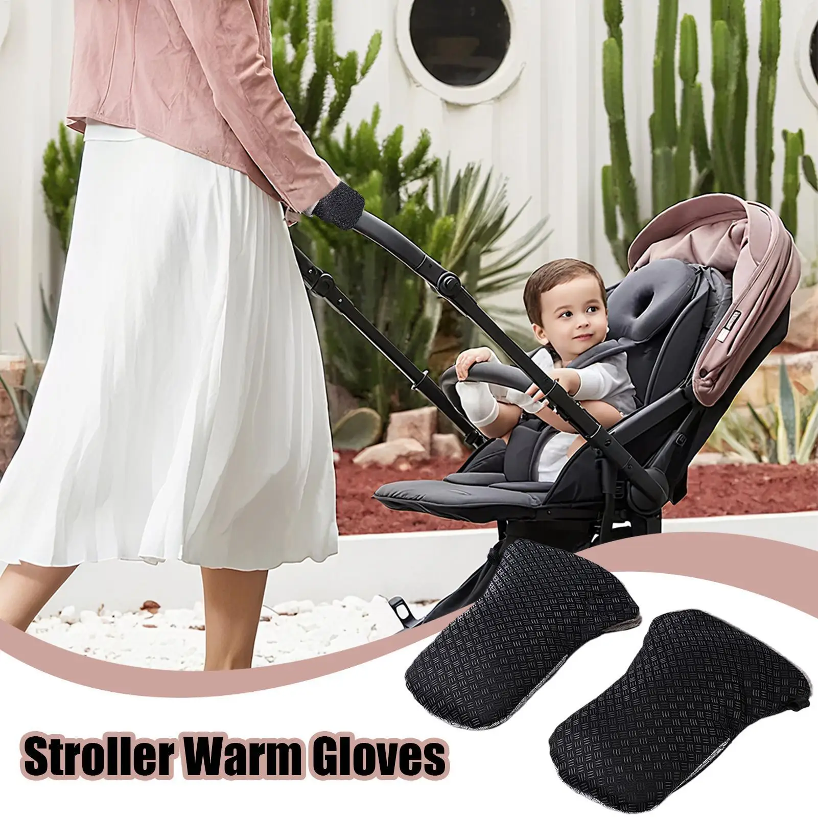 Guantes impermeables para cochecito de bebé – Calientamanos infantil - imagen 4