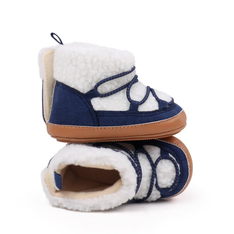 Botines de algodón suave para bebé con suela antideslizante