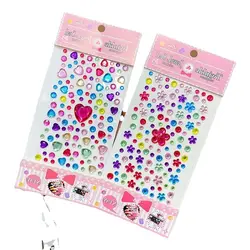 Pegatinas acrílicas de cristal con diamantes kawaii scrapbooking