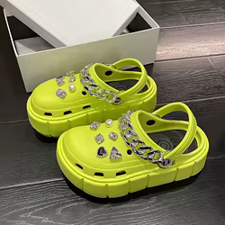 Chanclas infantiles con suela gruesa para playa y jardín