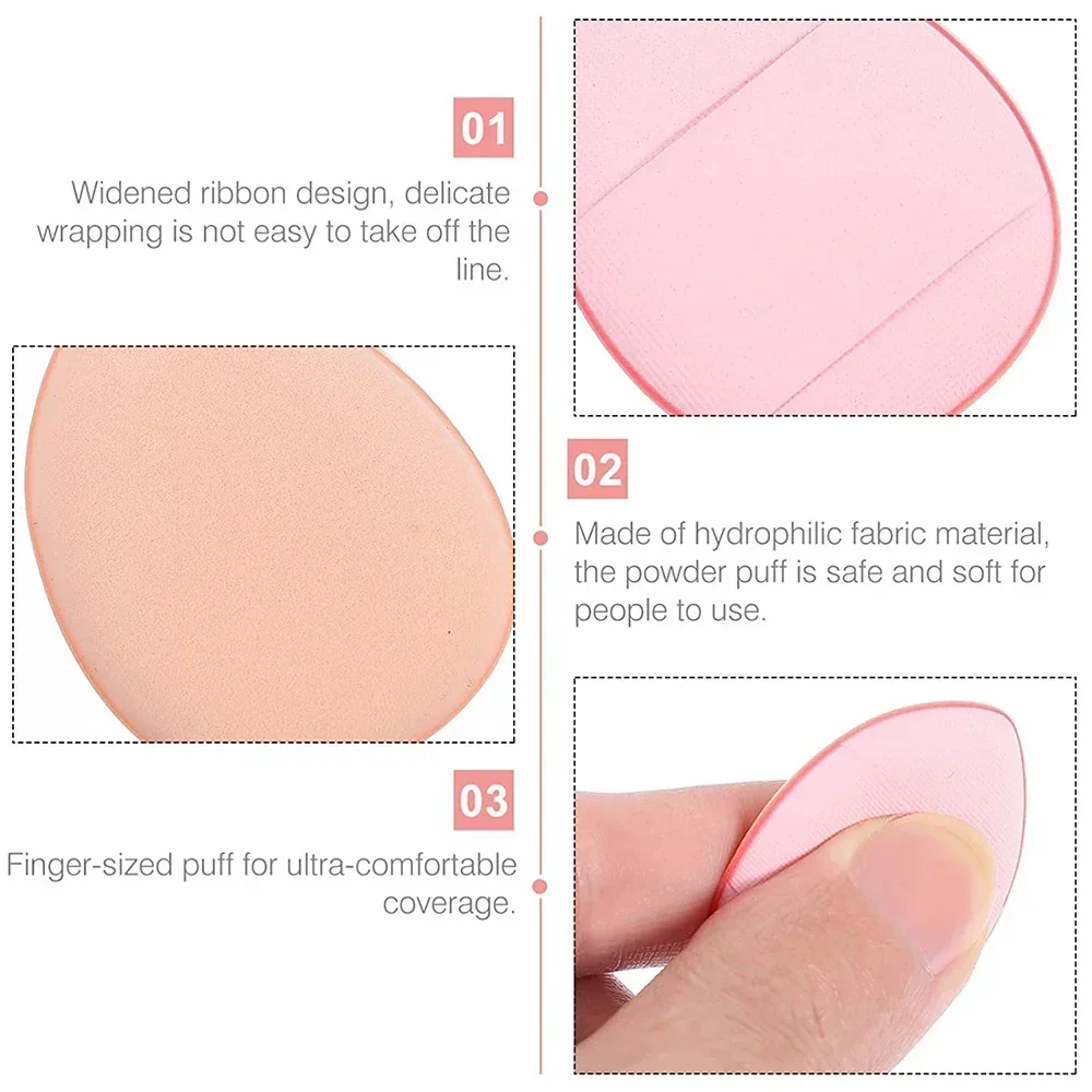 Esponjas de maquillaje mini para base y corrector en seco o húmedo