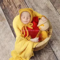 Accesorios para foto de recién nacido con estilo tierno