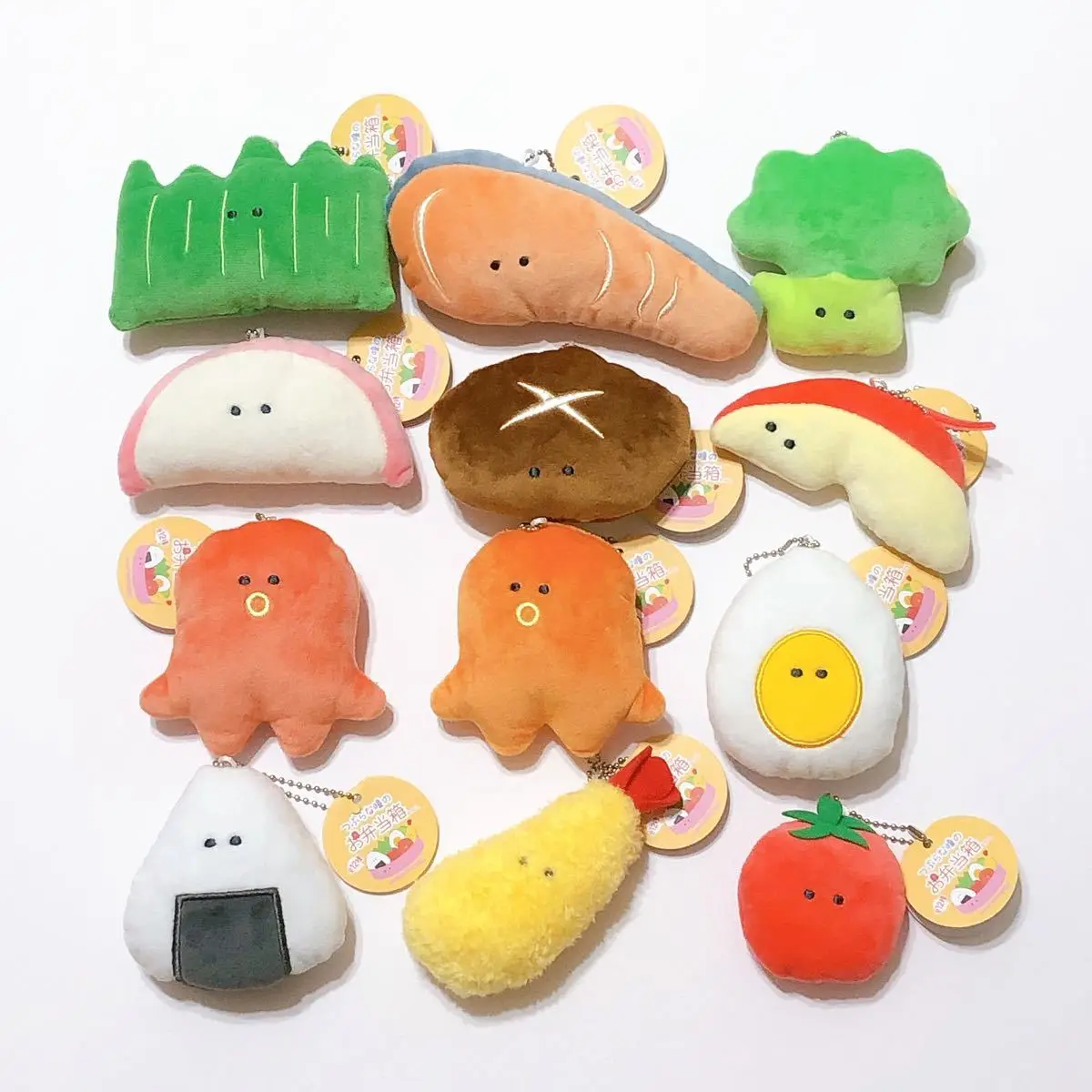Peluche Yell fiambrera con ojos redondos y surtido de comida - imagen 3