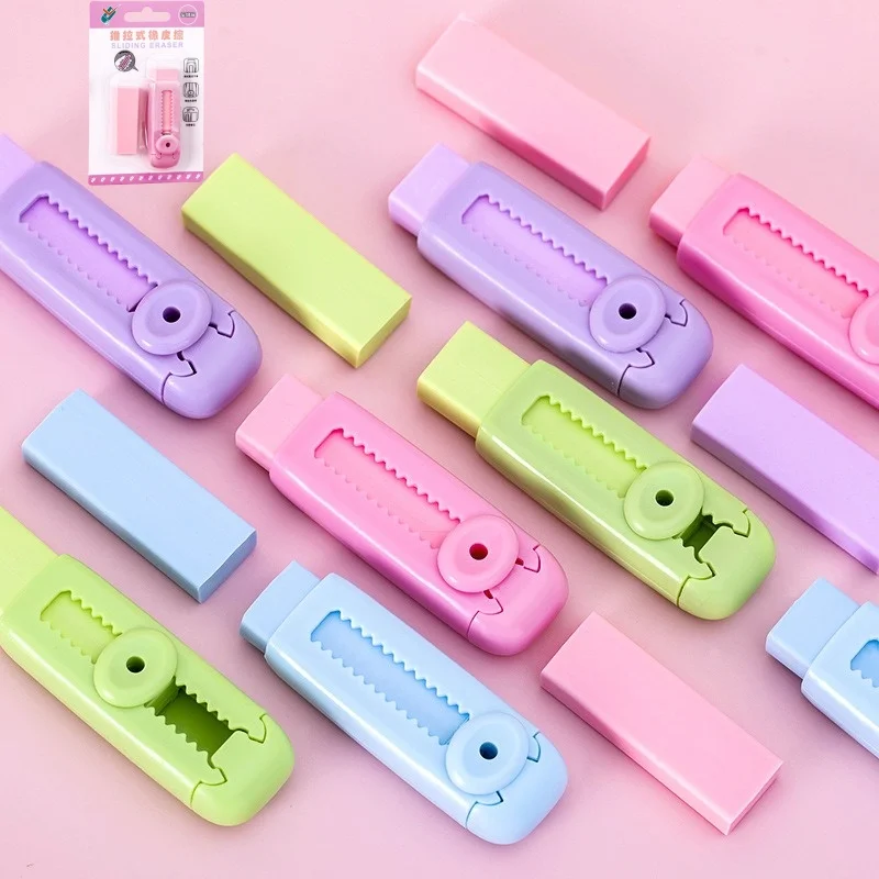 Borrador retráctil deslizable para clase – borrado limpio sin manchas - imagen 4