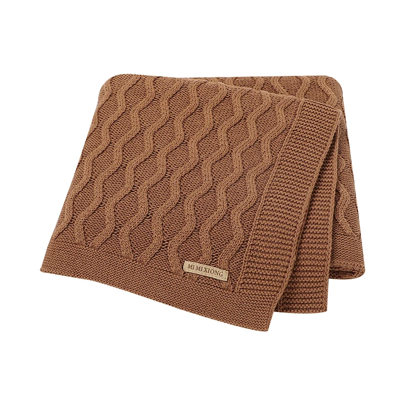 Funda nordica de algodon suave para bebe y manta tejida transpirable - imagen 3