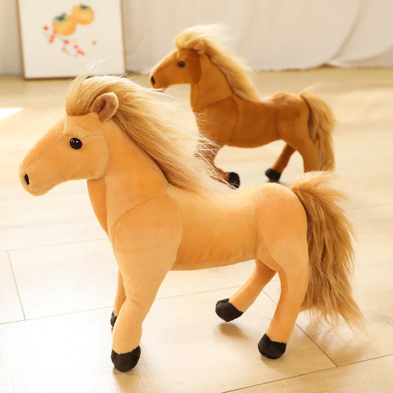 Peluche caballo almohada para niños, regalo de cumpleaños creativo - imagen 5