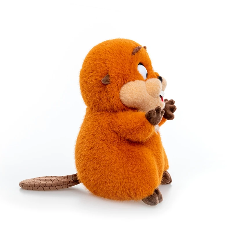Peluche castor suave y esponjoso