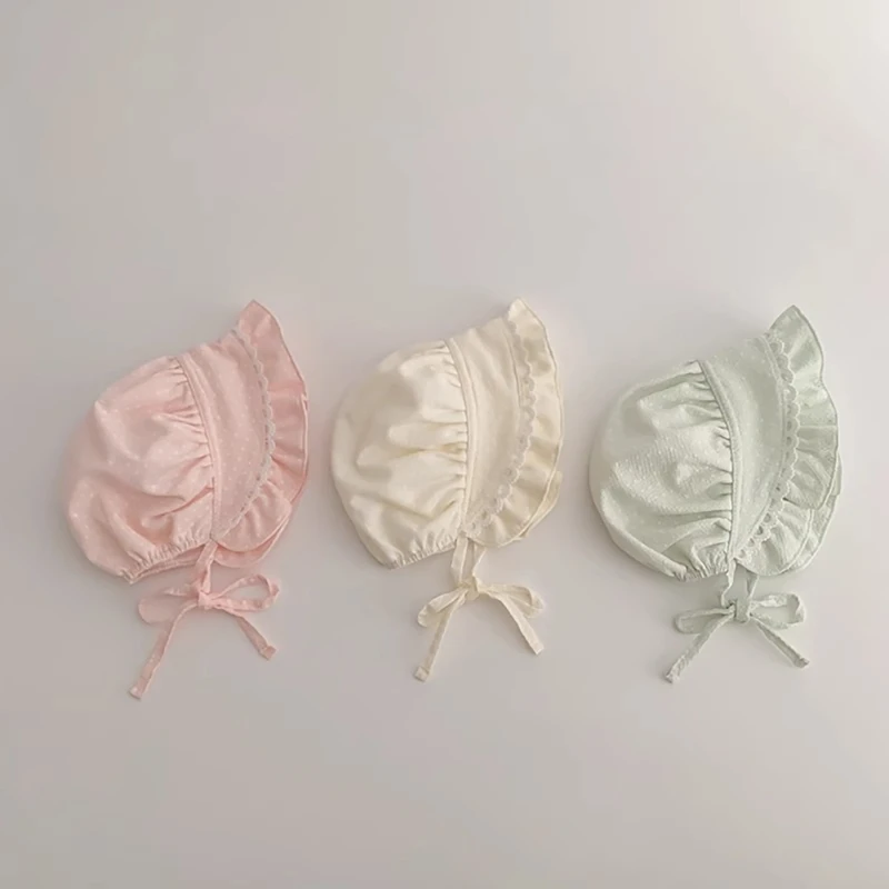 Sombrero sol floral de algodón para recién nacido niña - imagen 5