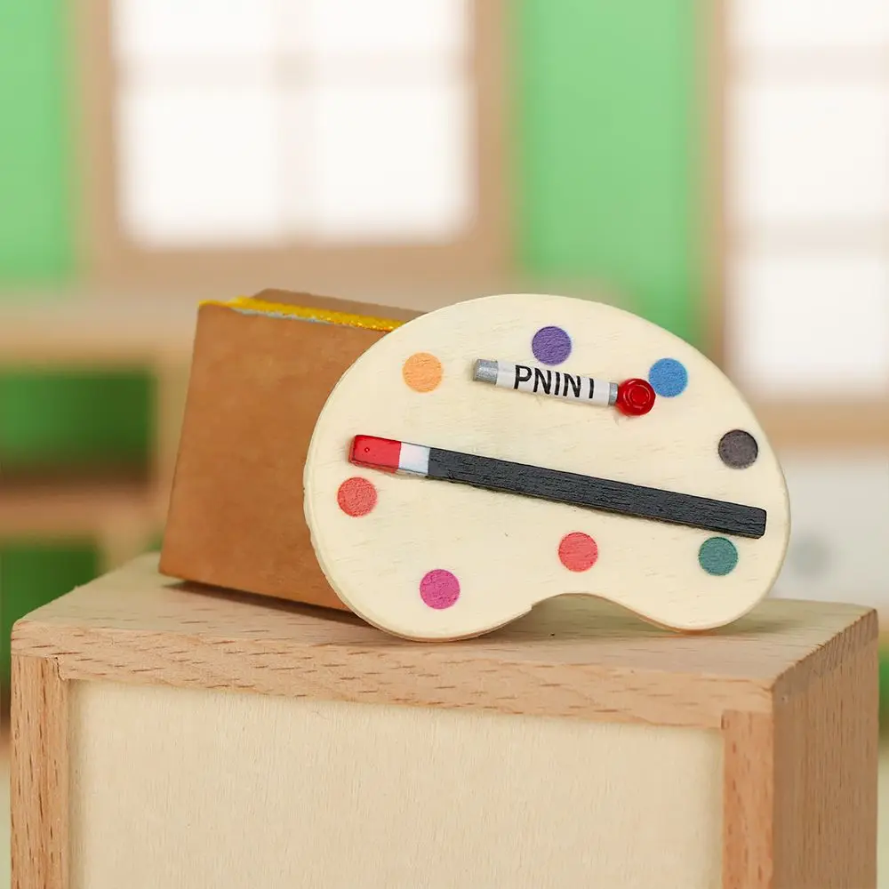 Caballete para casa de muñecas – Juego de arte en miniatura 1:12 - imagen 3