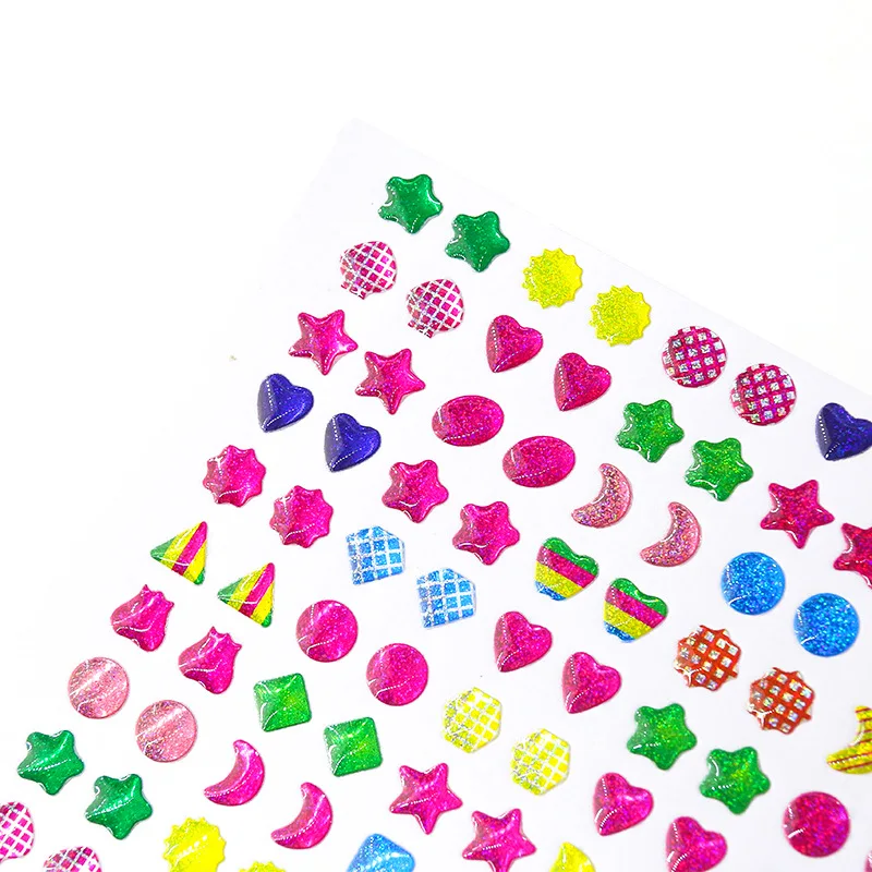 Pegatinas epoxi de cristal con dibujos animados para niños - imagen 4