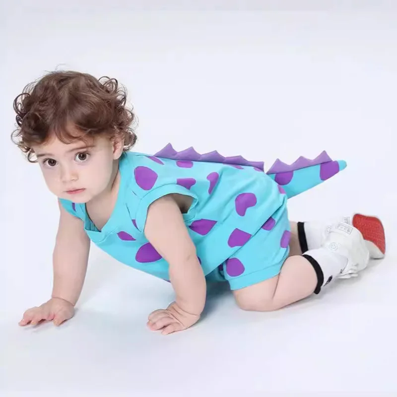 Pelele dinosaurio para bebé de algodón suave