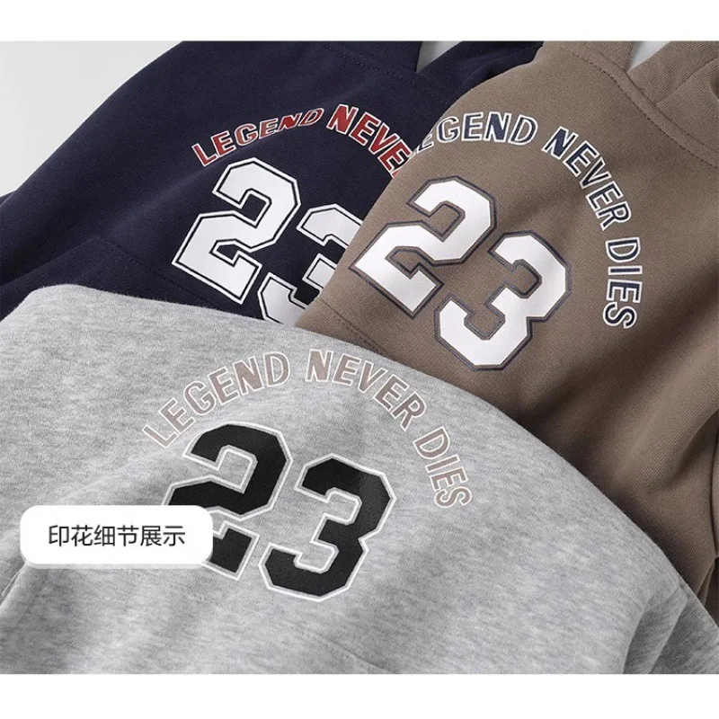 Sudadera infantil con capucha acolchada de invierno, jersey cálido - imagen 4