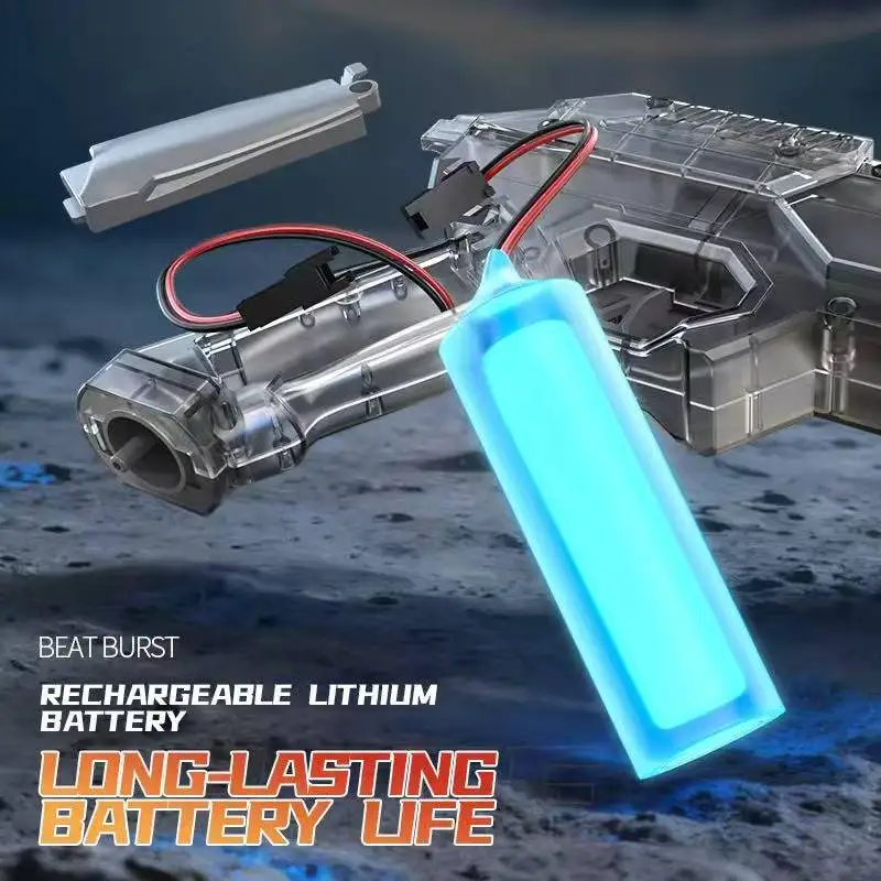 Pistola de agua eléctrica con luces LED automática para exterior - imagen 3