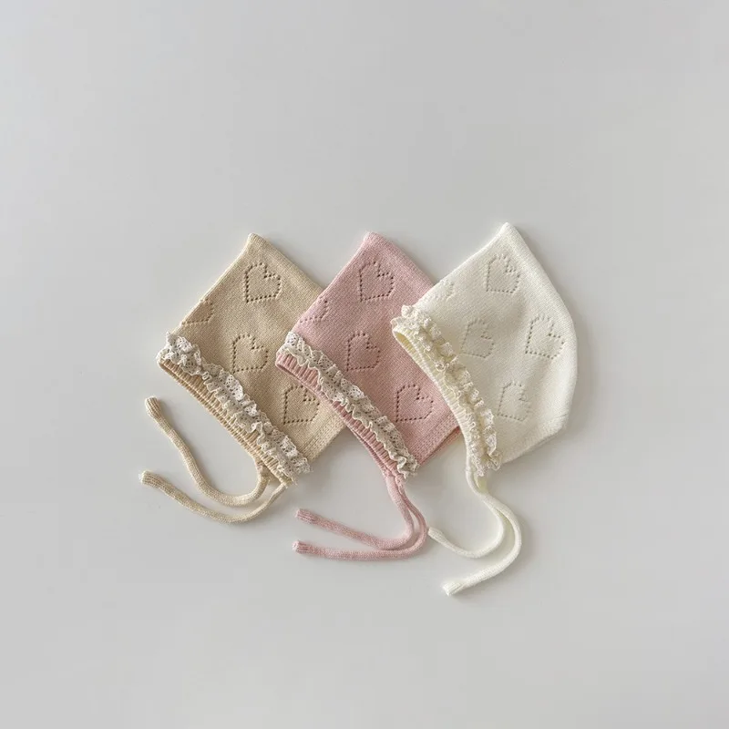 Gorro bebé orejeras punto cálido ganchillo de invierno