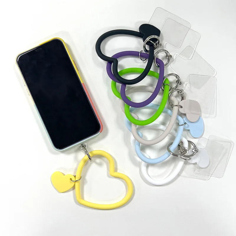 Llavero con pulsera de silicona transparente antipérdida Love - imagen 5