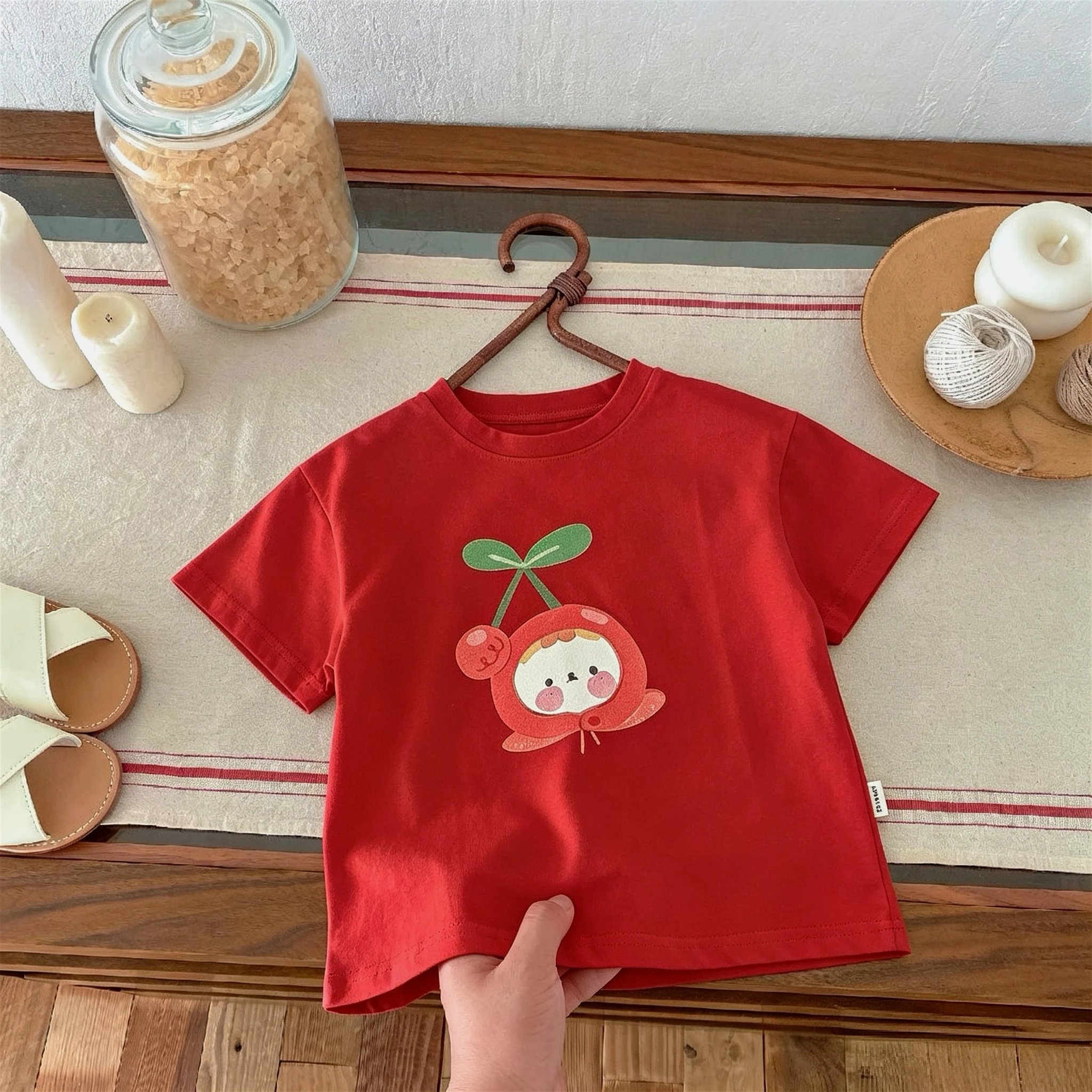 Camisetas de algodón manga corta para niños – Verano con dibujo - imagen 4