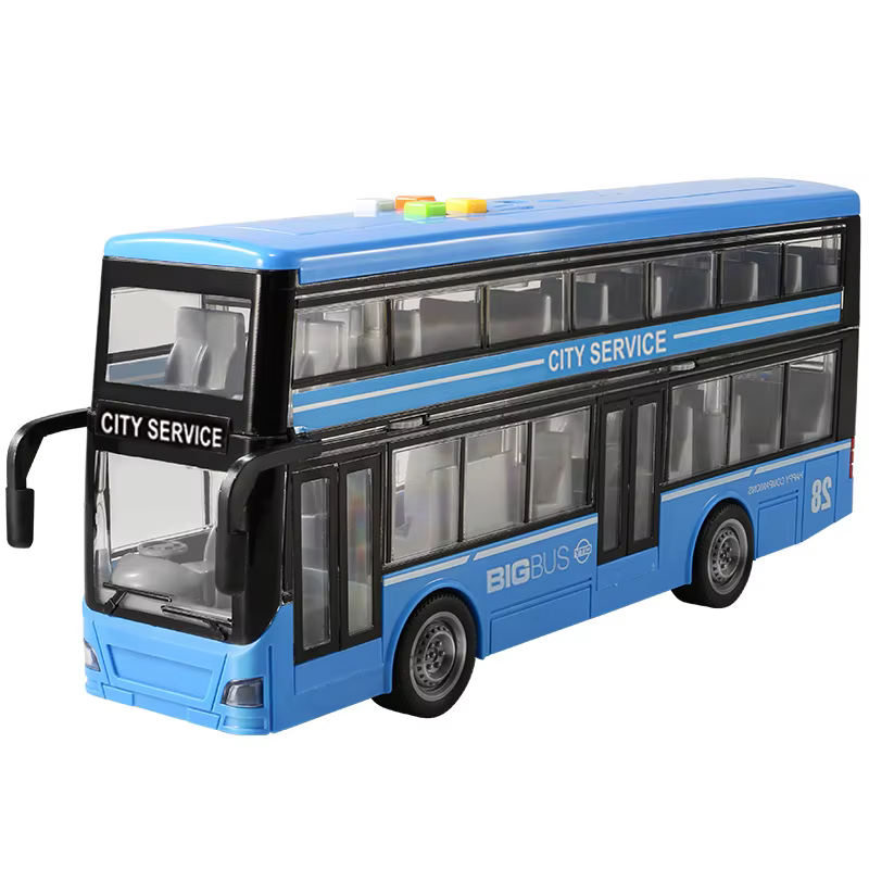 Autobús escolar de juguete dos pisos con sonido y luces - imagen 3