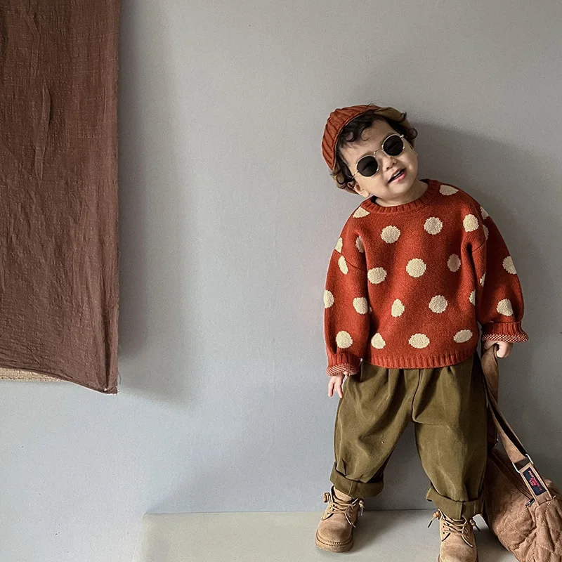 MILANCEL Jersey de punto abrigado para niños – Ideal otoño e invierno - imagen 5