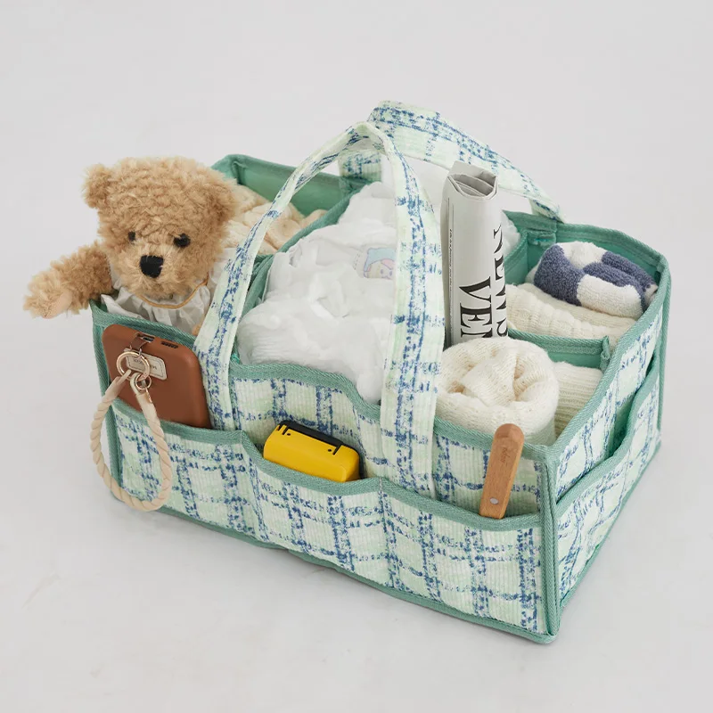 Bolsa de pañales para recién nacidos con organizador infantil portátil