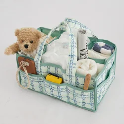 Bolsa de pañales para recién nacidos con organizador infantil portátil