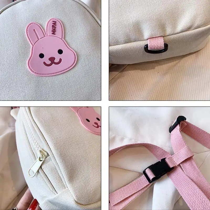 Mochila infantil con arnés de seguridad y estampado de animales