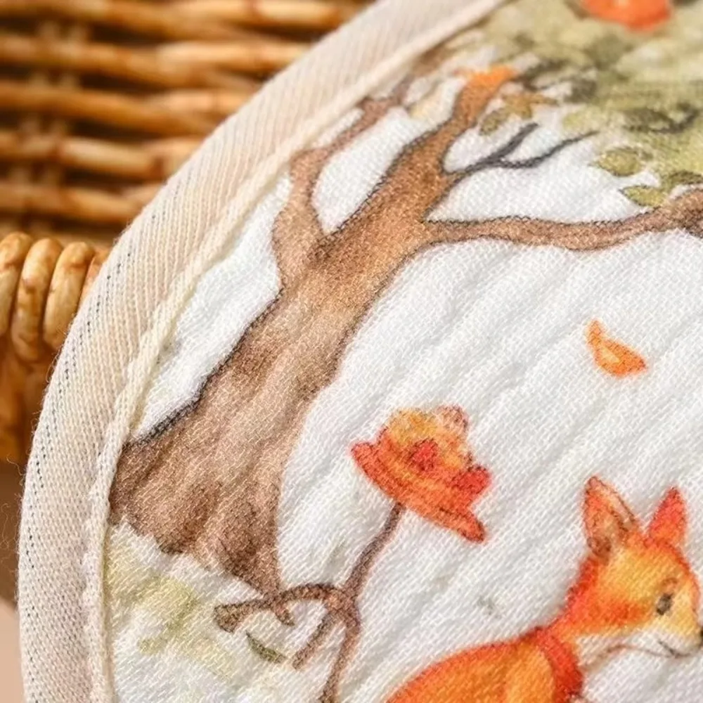 Baberos de algodón impermeables con cuello ajustable para bebés - imagen 5
