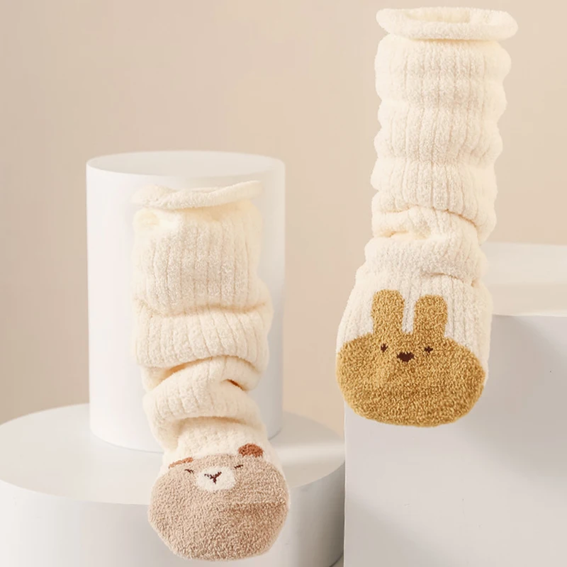 Calcetines de lana suave Coral para bebés