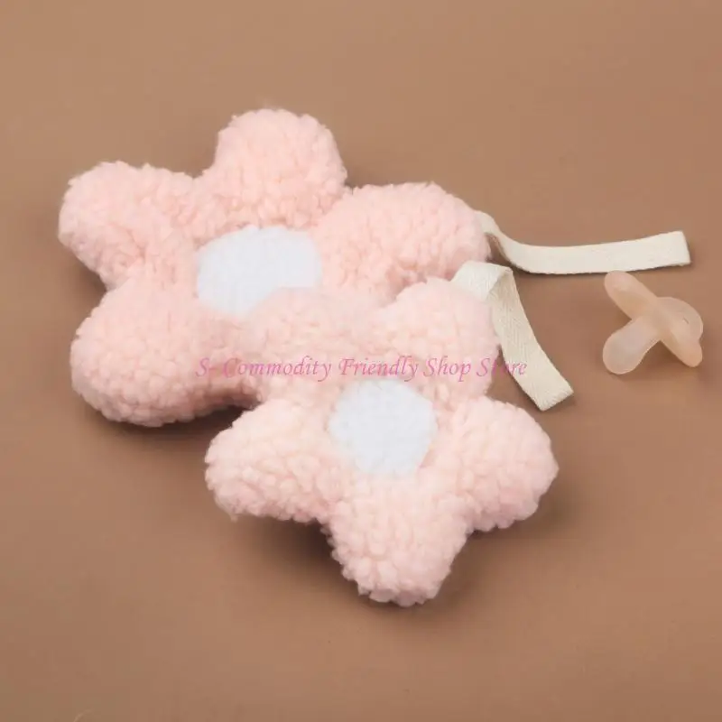Portachupetes floral de silicona para bebé – Diseños variados - imagen 2