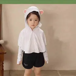Chaqueta de protección solar ligera transpirable infantil de verano