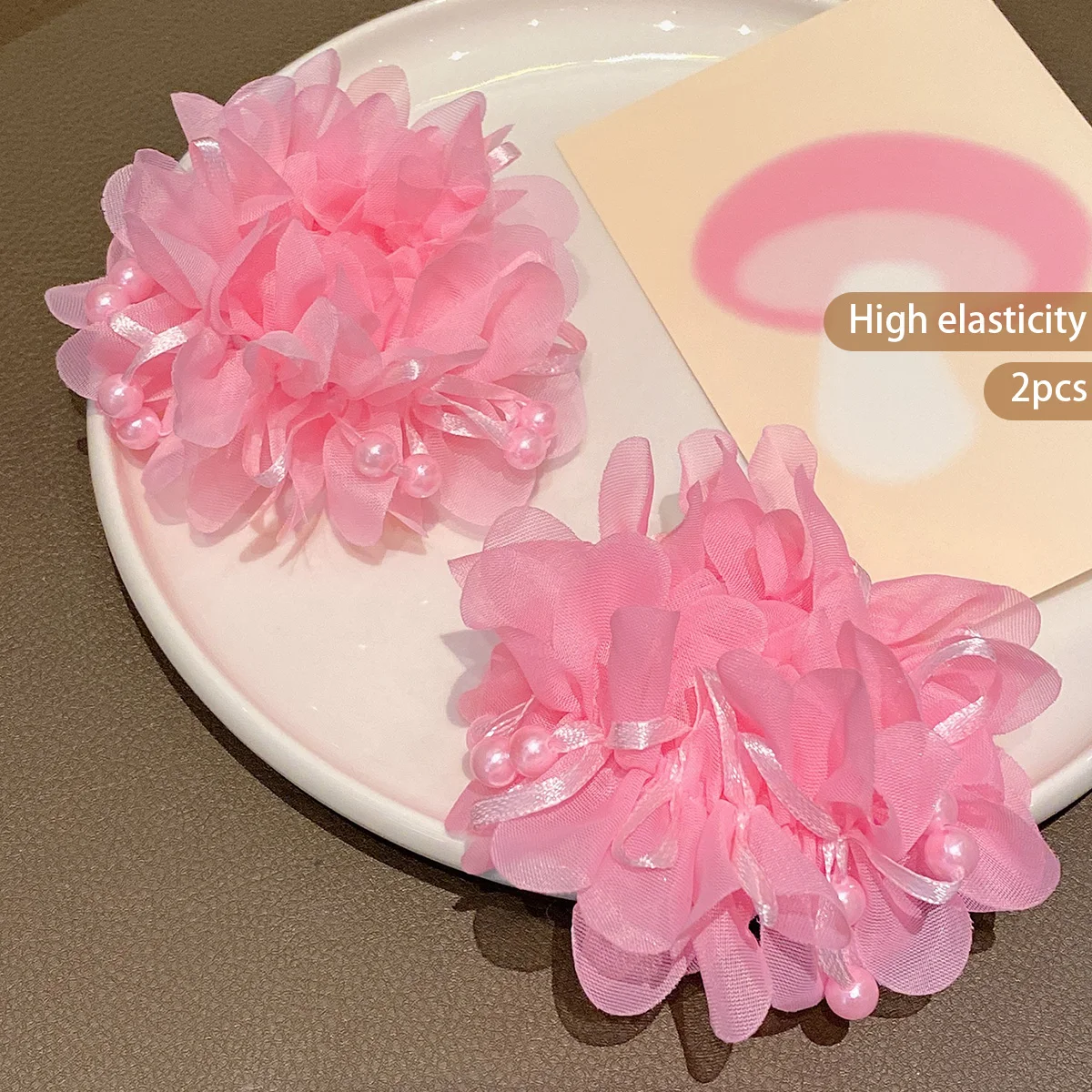 Vvocci diademas rosas para niñas – accesorio del cabello - imagen 5
