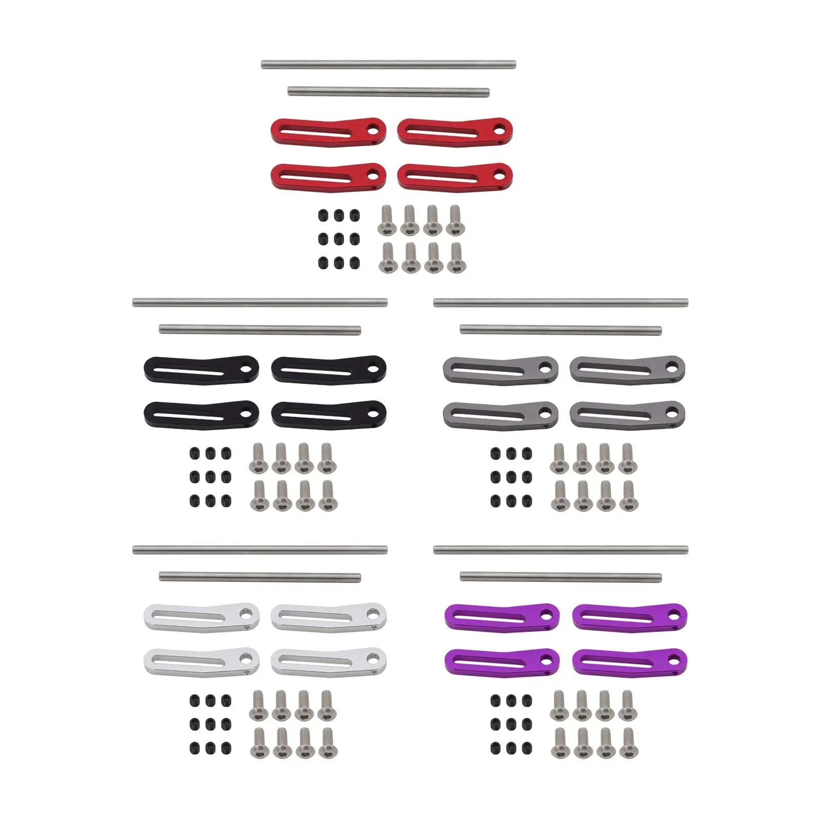 Aluminum Alloy Modular CNC RC Bumper for 1:10 RC Hobby Car Model DIY Accs Aluminum Alloy Modular CNC RC Bumper for 1:10 RC Hobby Car Model DIY Accs