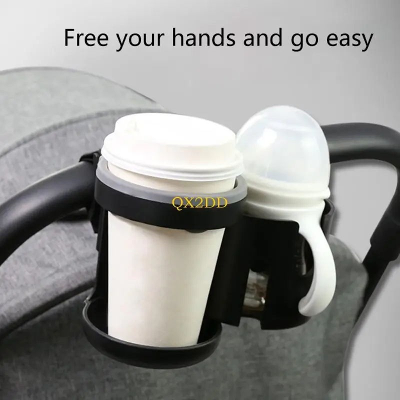 QX2D Portavasos universal para cochecito y silla de ruedas durable - imagen 4