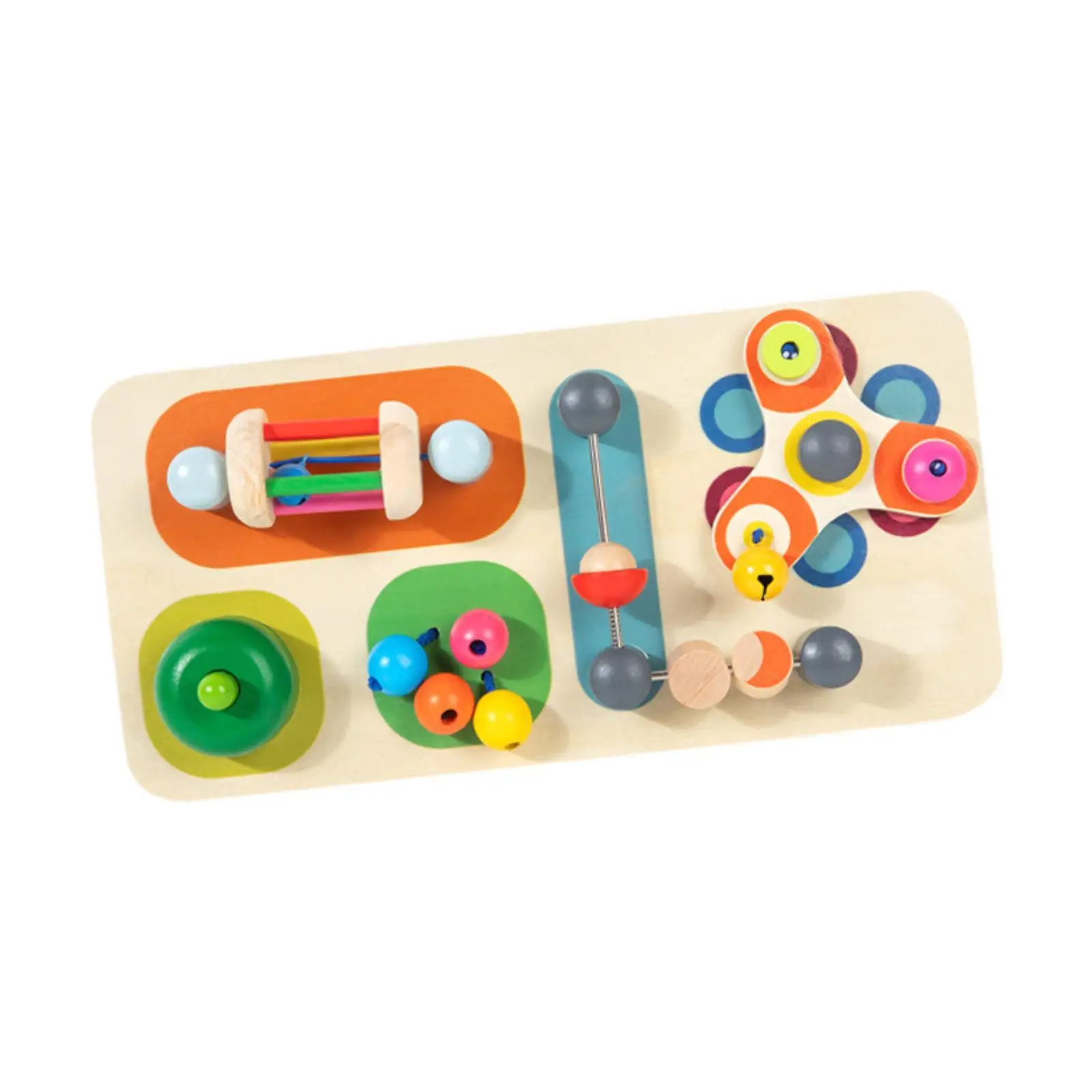Tablero sensorial Montessori de madera para bebés – juego educativo - imagen 3