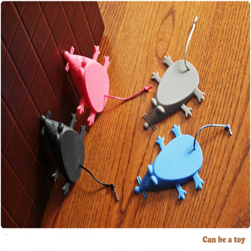 Topes de silicona para puertas con forma ratón infantil - imagen 3