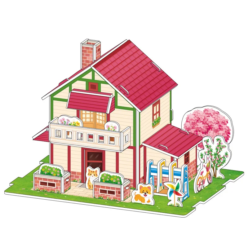 Puzzle 3D infantil decorativo – manualidad creativa para habitación - imagen 5