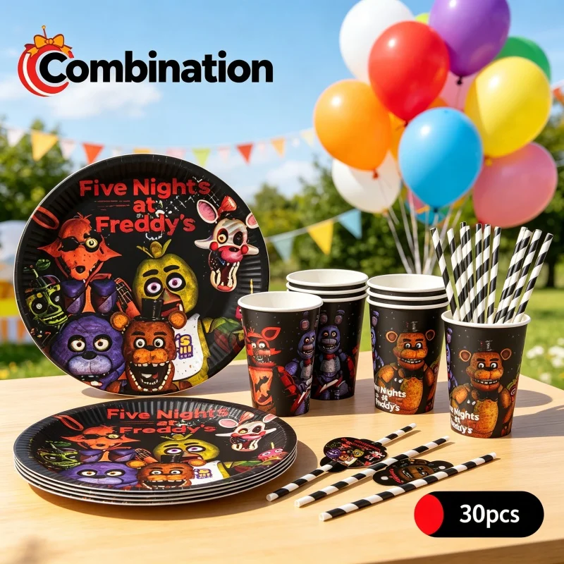 Five Nights at Freddy's vajilla desechable para cumpleaños – Fiesta - imagen 3