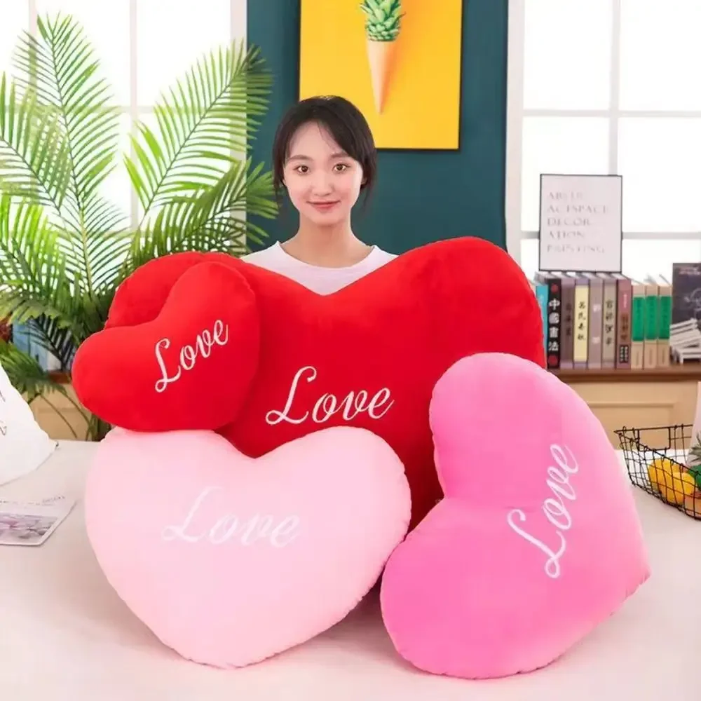 Corazón decorativo rosa suave para San Valentín y cumpleaños