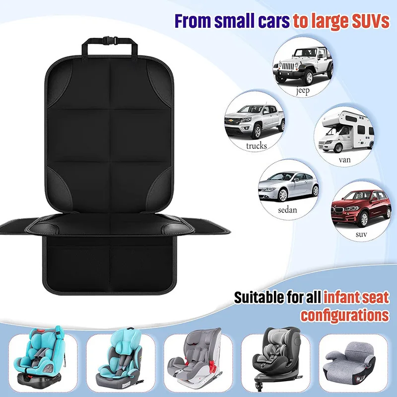 Funda protectora para asiento de coche bebé con base antideslizante - imagen 4