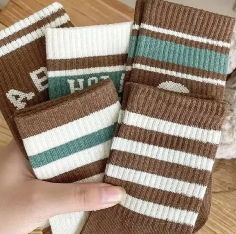 Calcetines escolares de algodón para niños