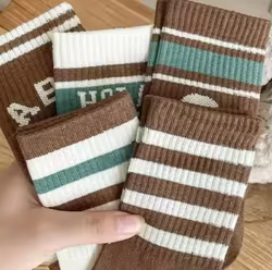 Calcetines escolares de algodón para niños