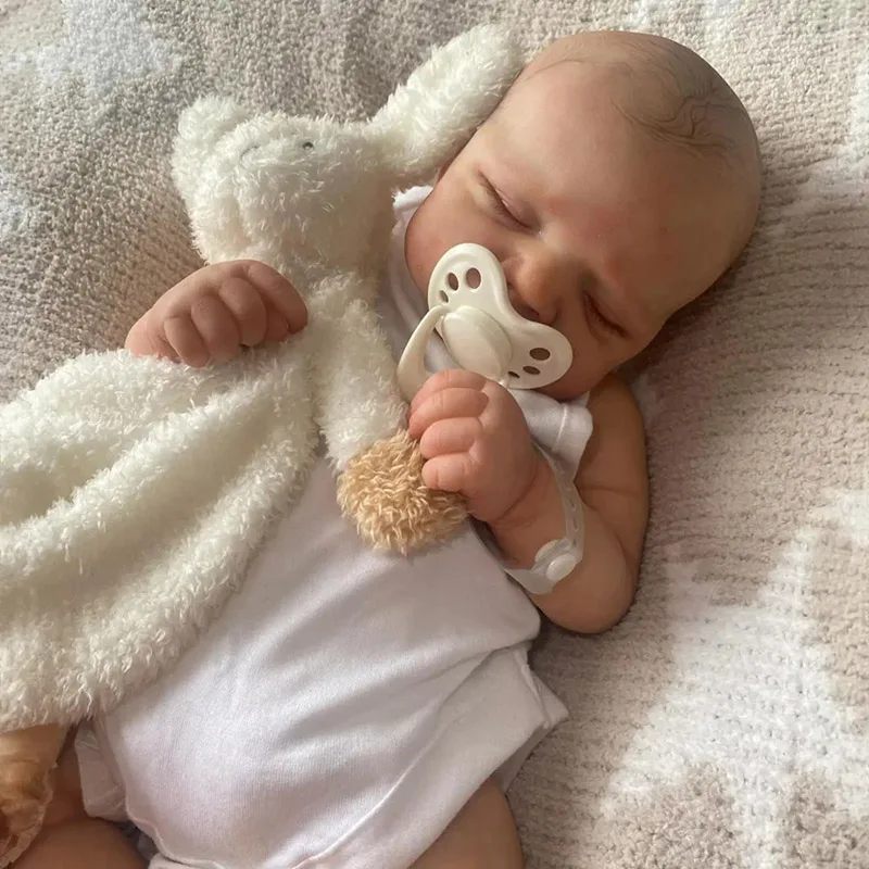 Muñeca Reborn Pascale realista 19 pulgadas – Piel 3D artesanal