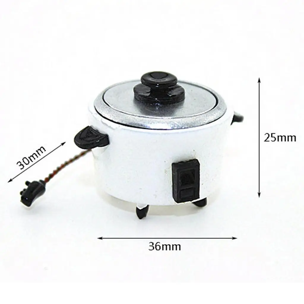 Mini cocina eléctrica de juguete para casa de muñecas