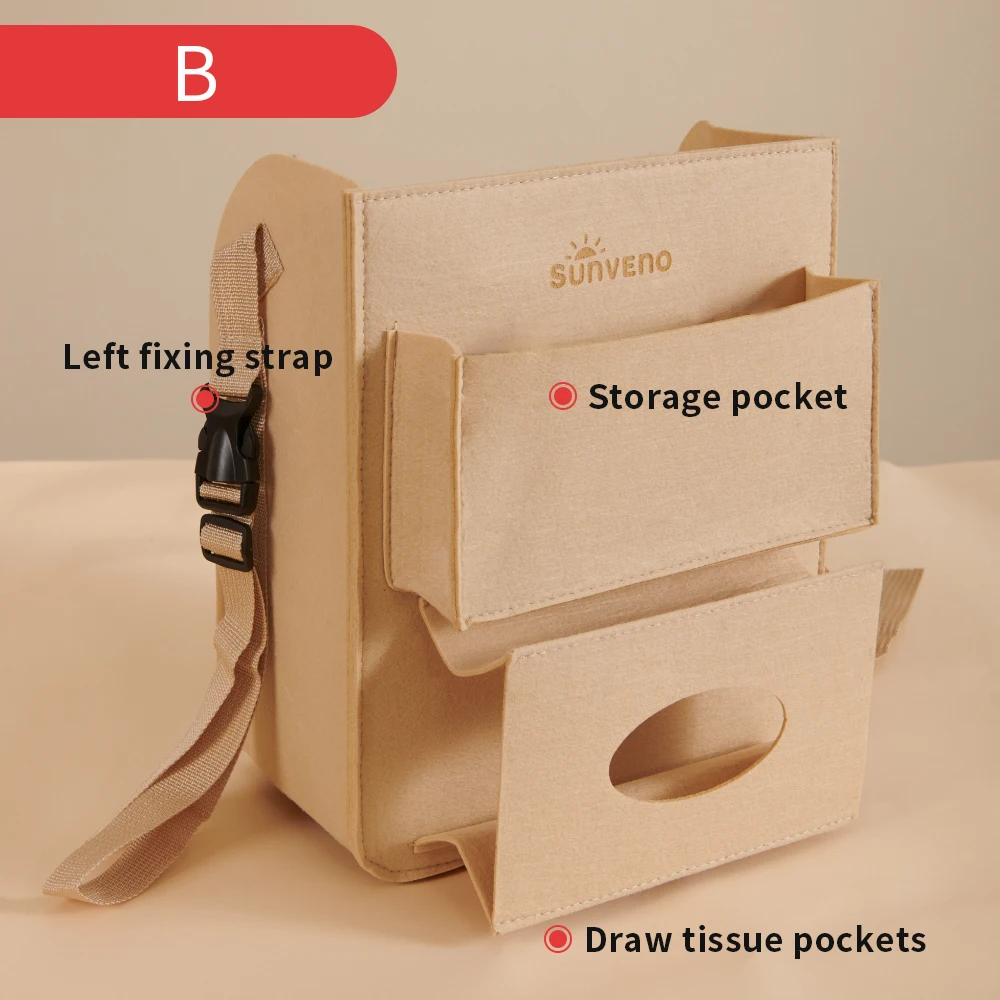 Sunveno Organizador de Coche para Bebé con Compartimentos - imagen 3